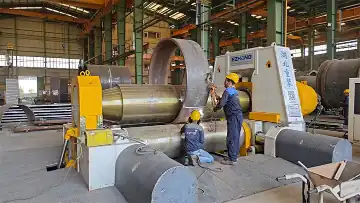 Advanced Plate Rolling Cylindrical Forming